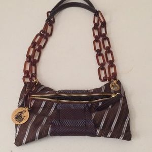 Lanvin mini satin shoulder bag